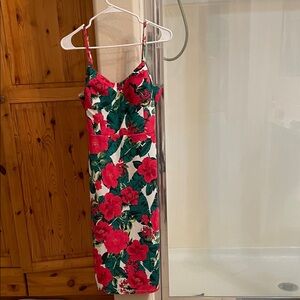 No Boundaries Vibrant Floral Midi Dress